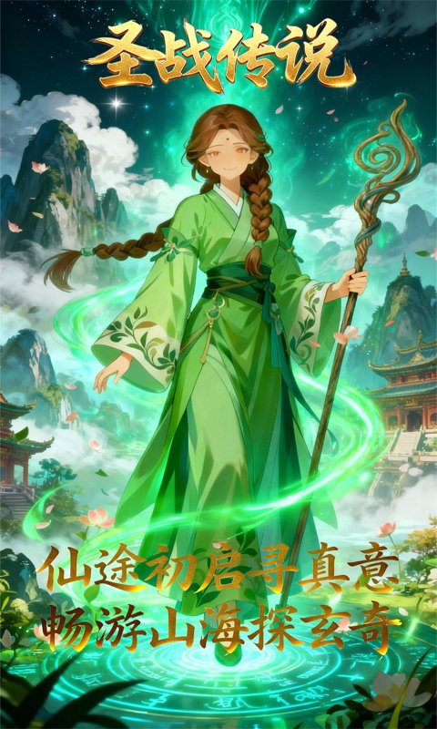 圣战传说-0.1折无敌寂寞-绿色服